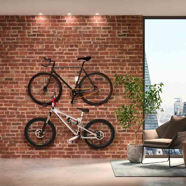 Supporto Espositivo Da Parete Oxford Deluxe Per Biciclette – DS437 – Nero – Fino A 29”
